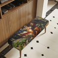 thumbnail image 3 of XYZCANDO Deer American Flag Print Elastic Dining Bench Covers, Stretch Polyester Spandex Bench Slipcover for Dining Room Bedroom, 3 of 9