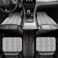 thumbnail image 6 of Uemuo Car Floor Mats - Cute Sloth Pattern Carpet Floor Mats for Cars, Auto Accessories Front & Rear Car Floor Foot Mat Sets of 4 Pieces, 6 of 6