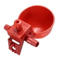thumbnail image 4 of Unique Bargains Chicken Waterer Cups Automatic Poultry Nipple Drinker Watering Bowl Adjustable, Red 10 Pack, 4 of 5