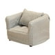 thumbnail image 4 of Sofá de casa de muñecas, silla individual, escala 1/12, muebles de casa de muñecas, sillón para micro Azul, 4 of 9