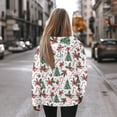 thumbnail image 3 of FOR U DESIGNS Christmas Tree Hoodies Sweatshirts Oversized Hooded Pullover for Women Size S Lightweight Sweatshirt with Hood for Women Pullover Hoodie Tunic for Women, 3 of 7