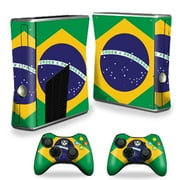 MightySkins Brazilian Flag, Microsoft Xbox 360 S Slim System