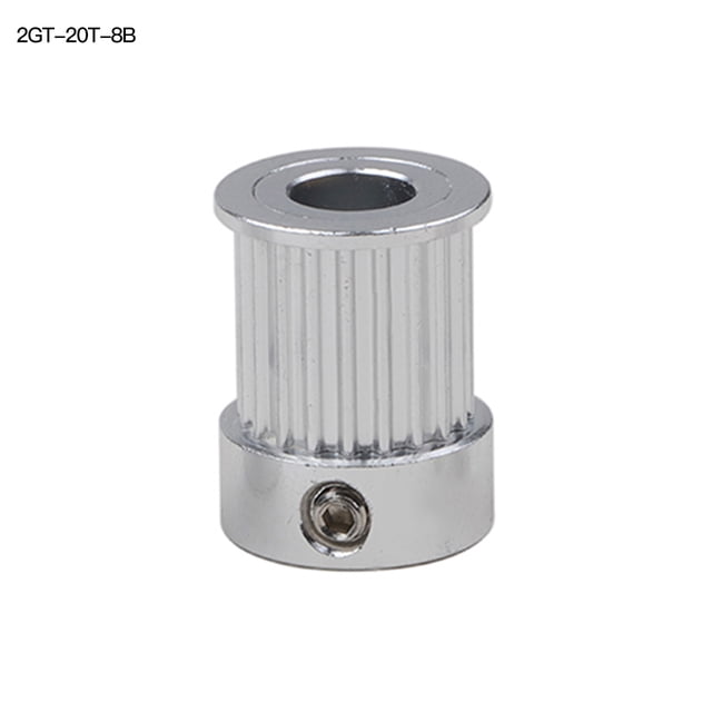 Rueda síncrona de aluminio de 10 mm de ancho, accesorio de polea 20T para impresora 3D, 2GT-20T-8B Eigraketly EL000400-03