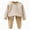 H154-Khaki, variant on TOWED22 Infant Newborn Toddler Girl Clothing Set Long Sleeve Round Neck Sweatshirt Joggers Pants 2pcs Outfits Daily(Light Blue,7-8 Y)