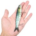 thumbnail image 4 of Cebos TARUOR 140mm Multi articulado Swimbait hundimiento cebo realista 8 segmentos pesca Swimbait ce Taruor Cebos, 4 of 7