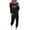 Black 2 pieces sets, variant on Womens Lounge Set Holiday Usmixi Christmas 2 Piece Outfits for Women Fashion Letter Print Long Sleeve Pullover Tops and Elastic Waist Jogger Pant Homewear Sets Pajamas Set Up to 65% off