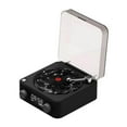 thumbnail image 1 of Waves Vintage Vinyl Record Player Bluetooth Speaker with Adjustable Ambient Lights, 4-Mode Wireless Audio Turntable, 1 of 8
