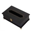 thumbnail image 2 of storeindya, Diwali Gift Ideas Beautiful Hand Carved Wooden Tissue Box Black, 2 of 2