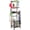 Black, 17.2"L x 12.6"W x 59"H, variant on Sports Equipment Storage for Garage, Indoor/Outdoor Sports Rack for Garage, Ball Storage Garage Organizer with Basket and Hooks,Toy/Sports Gear Storage