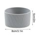 thumbnail image 2 of Funda de silicona para tazas | Resistente al calor (de -40 °C a 230 °C) | Funda protectora aislante para botellas de vidrio | Agarre vertical antideslizante | Portavasos reutilizable para bebidas, 2 of 5