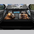 thumbnail image 2 of Uourmeti Funny Capybara Rear Bench Seat Covers for SUV, 2 Piece Non-Slip Car Rear Seat Covers Durable Waterproof Back Seat Covers for Sedan Auto, 2 of 4