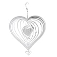 thumbnail image 1 of Molinete en Forma de Corazón 9.84" x 14.17" Acero Inoxidable, Tono Plateado, 1 of 7