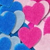 Blue & Pink Hearts