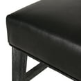 thumbnail image 2 of Noble House Tuttle Indoor Fabric Dining Chairs, Set of 2, Midnight Black, Gray, 2 of 8