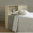thumbnail image 1 of South Shore Noah Twin Bookcase Headboard, in Bleached Oak, 1 of 11