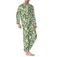 thumbnail image 2 of Goofa Cute Frog for 2-piece Loungewear Set Men’s Sleepwear Set Soft PJs Cozy loungewear Comfy Sleep Set Winter Pajamas-Medium, 2 of 7