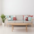 thumbnail image 5 of Ambesonne Throw Pillow Cover 4 Pack, , 16", Dried Rose and Pale Teal, 5 of 7