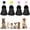 Black-XL, variant on Purple XS Dog Shoes Booties Waterproof Non-slip Breathable Pet Paw Protection