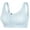 Blue, variant on Aivtalk Girls Seamless Front-Zip Sports Bra 8-14 No Underwire Bralettes Breathable Soft Comfort Bra White XL