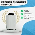 thumbnail image 5 of Airo Portable Air Conditioner 14000 BTU (10000 BTU DOE), Standing AC Unit with DIY Window Kit, 5 of 13