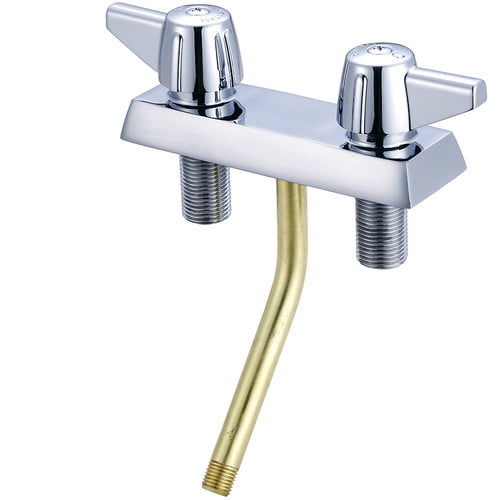 Central Brass Double Handle Shampoo Faucet