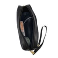 thumbnail image 4 of Portable Makeup Storage Bag 7.87×3.35×2.16in Portable Design Pu Leather Made Of A Bag For Multi-Use Darkblue Stripe_1, 4 of 4