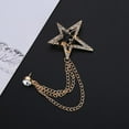 thumbnail image 2 of Broche para hombre Salvador Trajes dorado, 2 of 9
