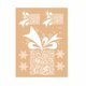 thumbnail image 3 of Caja de regalo de Navidad 2021, pegatina estática de Pvc, pegatina de pared para ventanas del hogar, pegatina decorativa, decoración de fiesta de año nuevo, vestido de cristal, 1105,11 Feliz Sencillez, 3 of 3