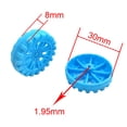 thumbnail image 2 of [ Juegos de ruedas para juguetes EUDAX 30 mm x 8 mm y eje STEM 2 mm x 100 mm, 300 piezas ], 2 of 7