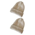 thumbnail image 4 of Advancent Casual Otoño e Invierno pelo de conejo de invierno solideos de gorros de abrigo sombreros mujeres sólida adultos gorros de conejito Type1 NO1, 4 of 6