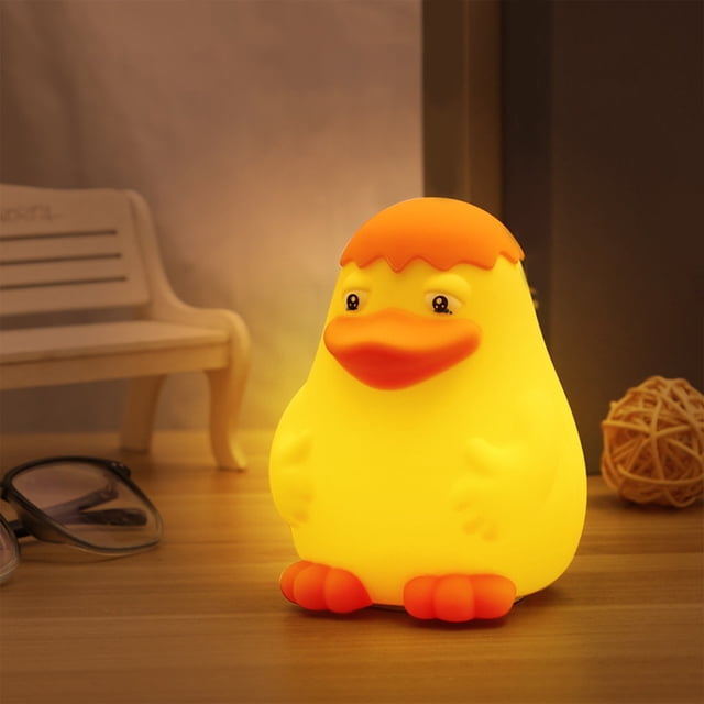 Lámpara Pat Fiudx Lámpara pequeña de luz nocturna amarilla con sensor y carga USB Adornos de regalo