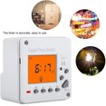 thumbnail image 3 of Electronic Timer Digital Timer Programmable Intelligent Control Switch Backlit Timer for Home Appliances Street Lights (220V AC), 3 of 5