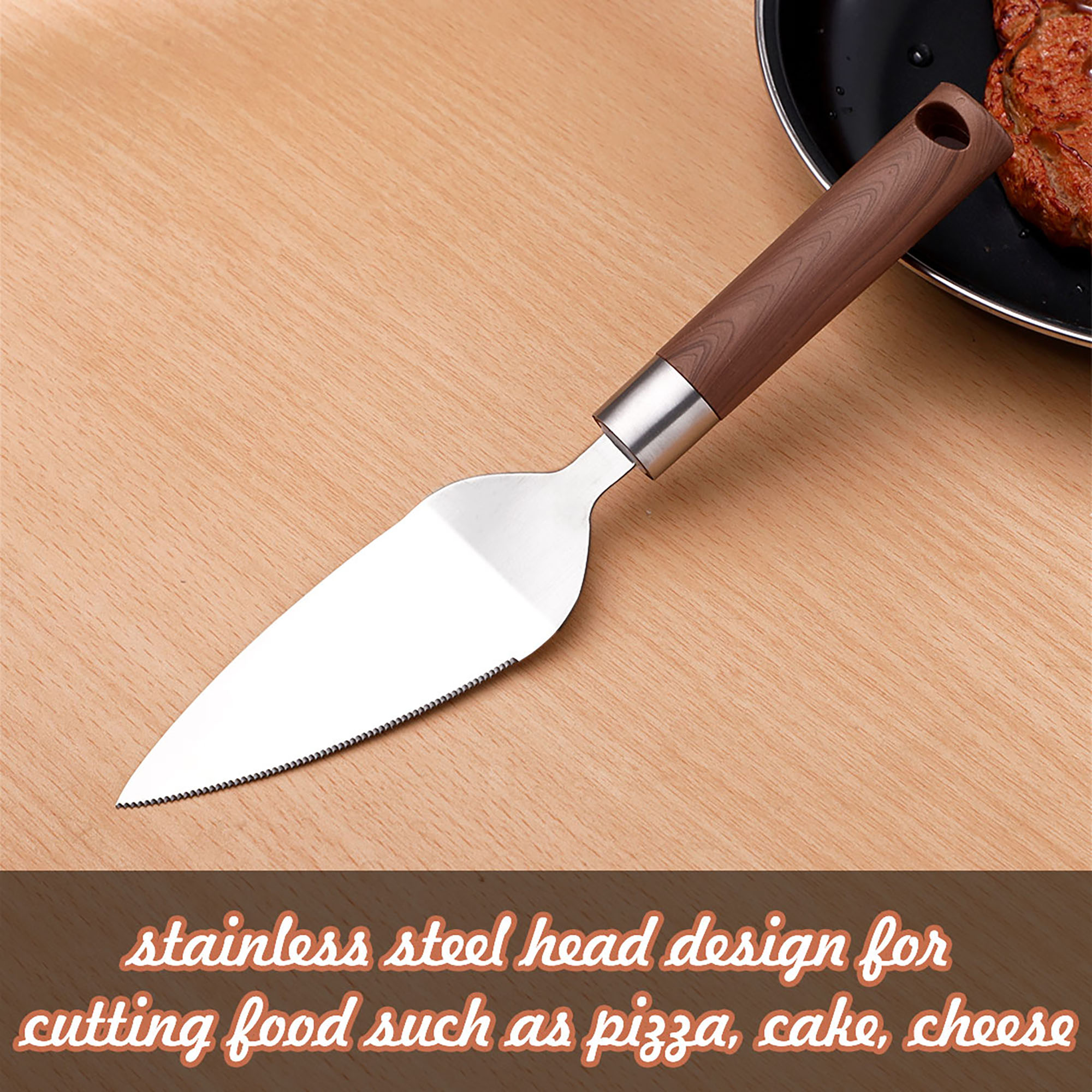 Pie Server Stainless Steel Pizza Server Cake Utensils Tart Dessert