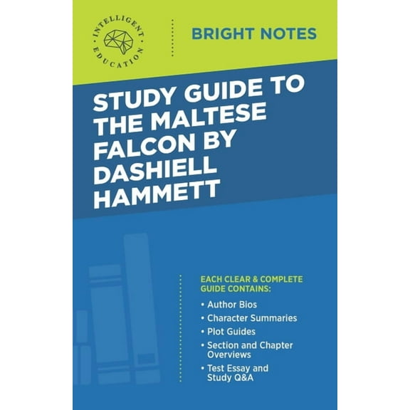 Bright Notes Study Guide to The Maltese Falcon by Dashiell Hammett, (Paperback)