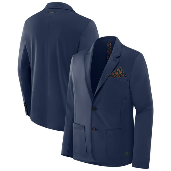 Men's J. Palmer Navy Chicago Bears Man-In-Motion Blazer