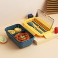 thumbnail image 3 of Bento Boxes 1100 ML Bento Lunch Box For Kids Childrens With Spoon & Fork - Durable Perfect Size for On-the-Go Meal, 3 of 9