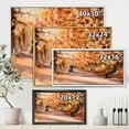 thumbnail image 4 of Designart 'Path In The Park In Sunny Autumn Day' Country Framed Canvas Wall Art Print, 4 of 5