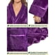 thumbnail image 3 of Bata de forro polar PAVILIA Soft Plush para mujer, color morado L/XL, 3 of 9