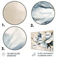 thumbnail image 3 of Designart "Tropical Harmony in Blue and White Hibiscus Flowers II" Hibiscus Metal Wall Art Prints, 3 of 5