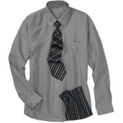Big Men's Shirt, Tie and Handkerchief Box Set, Size 2 XL