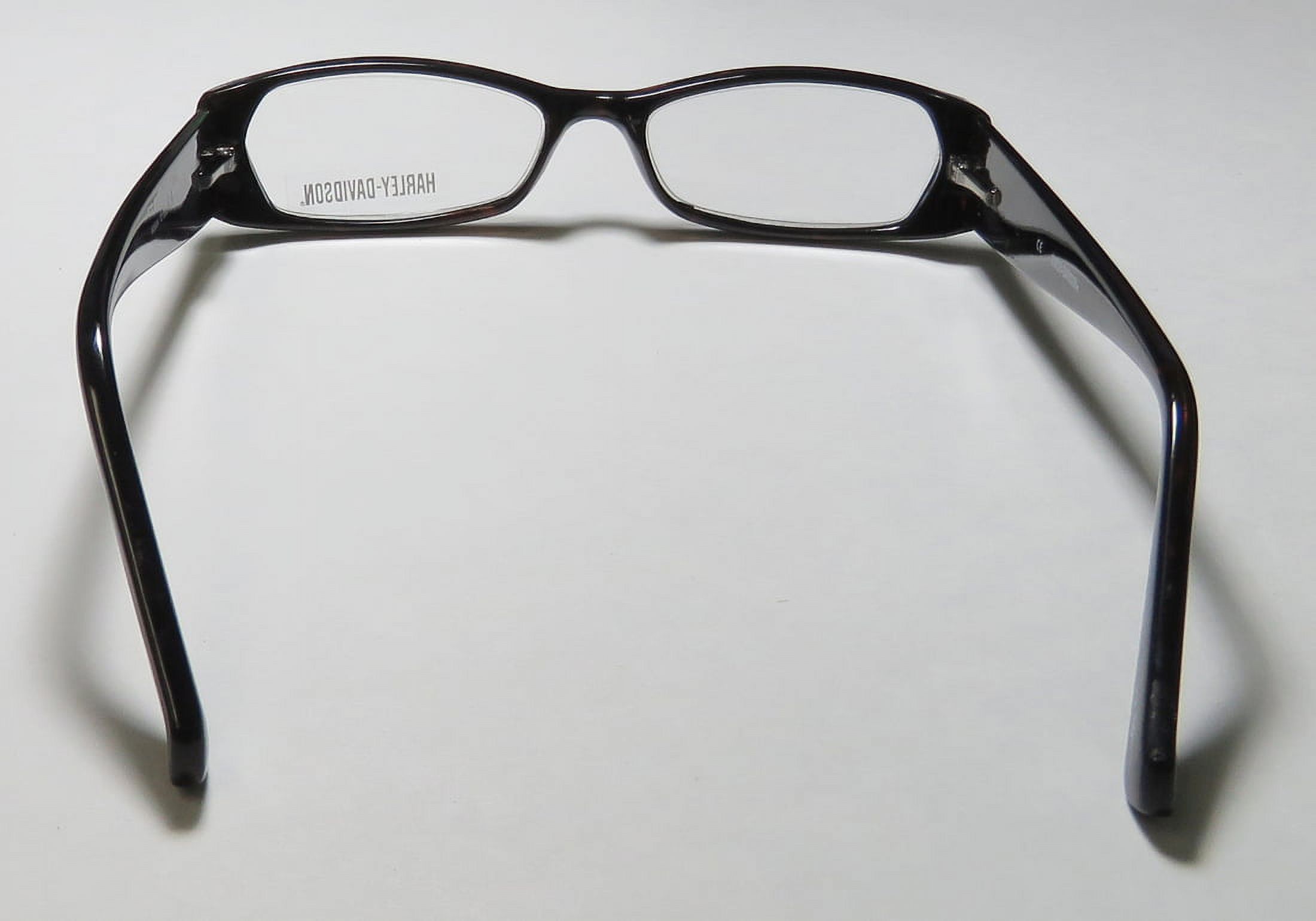Harley Davidson  52-14-145 mm 2.50 Lenses Rectangular Reading Eyeglasses, Dark Brown - image 5 of 9