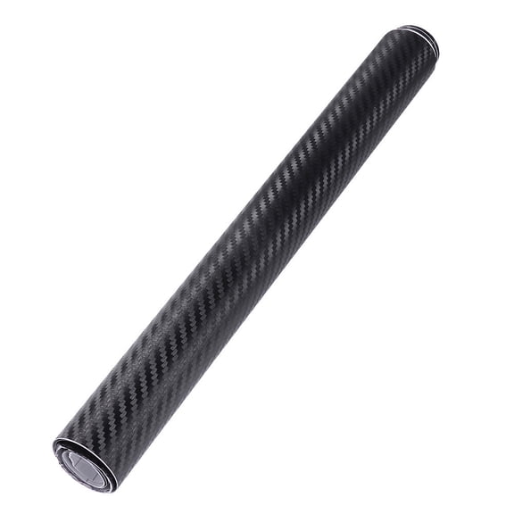 FOMIYES Carbon Fiber Car Wrap Roll Black Self Adhesive Waterproof Film for Vehicle Styling