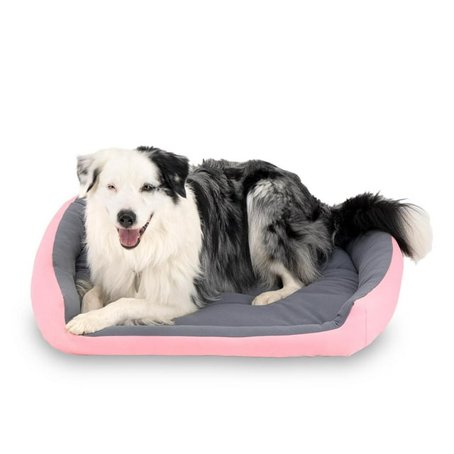 Cama para Perro PETS APPAREL HILLS Rosa Gris Resistente y Confortable