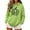 Green, variant on TKLPEHG Womans Thanksgiving Sweatshirts Fall Fashion Pumpkin Graphic Hoodies Long Sleeve Hooded Drawstring Casual Pullover with Pocket (Green,M)