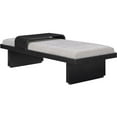 thumbnail image 3 of Meridian Furniture Arlington Light Grey Chenille Fabric Bench, 3 of 17