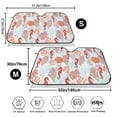 thumbnail image 3 of Honeii Tropical Corals Seahorse Print Car Sunshade for Windshield,Car Cover Sunshade Protector,Foldable Front Window Sun Visor,Fits Cars, SUVs, Trucks, 3 of 6