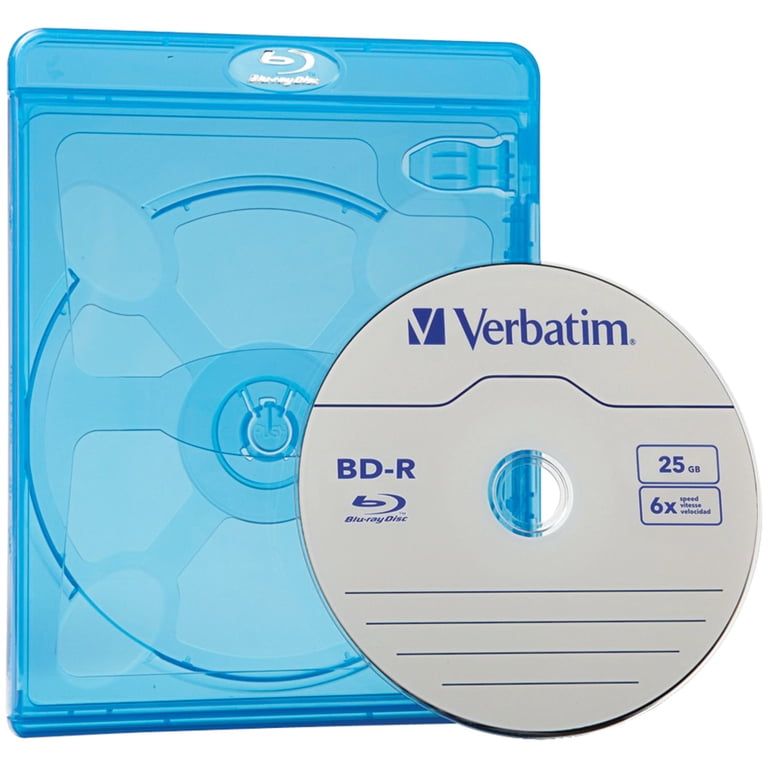 Verbatim Blu-Ray DVD Blue Cases - 30pk - Plastic - Walmart.com