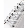 thumbnail image 3 of 8 pares de cordones de poliéster brillantes, coloridos, de repuesto, para zapatillas planas, accesorios para zapatillas deportivas, para correr, 1100 x 9-9,5 x 1 mm., 3 of 4
