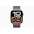 thumbnail image 2 of Restored Apple Watch Series 10 GPS + Cellular 42MM Rose Gold Aluminium Case with Stainless Steel Slate Link Bracelet (Refurbished), 2 of 5