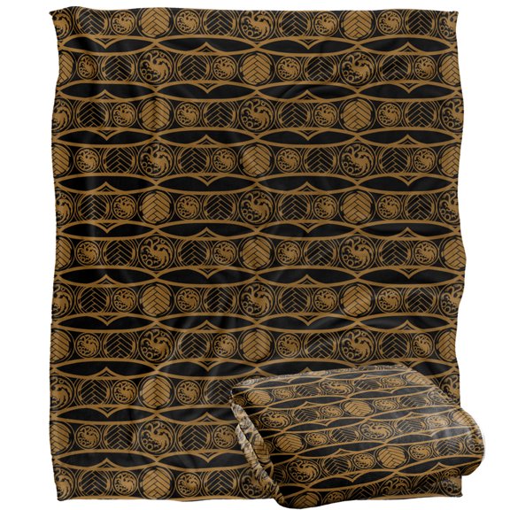 House of The Dragon Blanket, 50"x60" Dragon Band Silky Touch Super Soft Throw Blanket